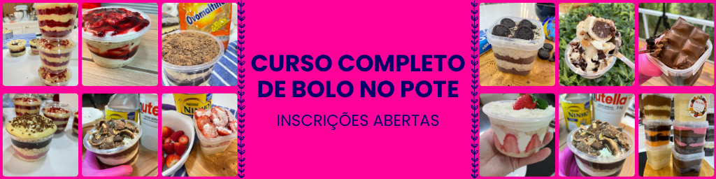 curso de bolo no pote