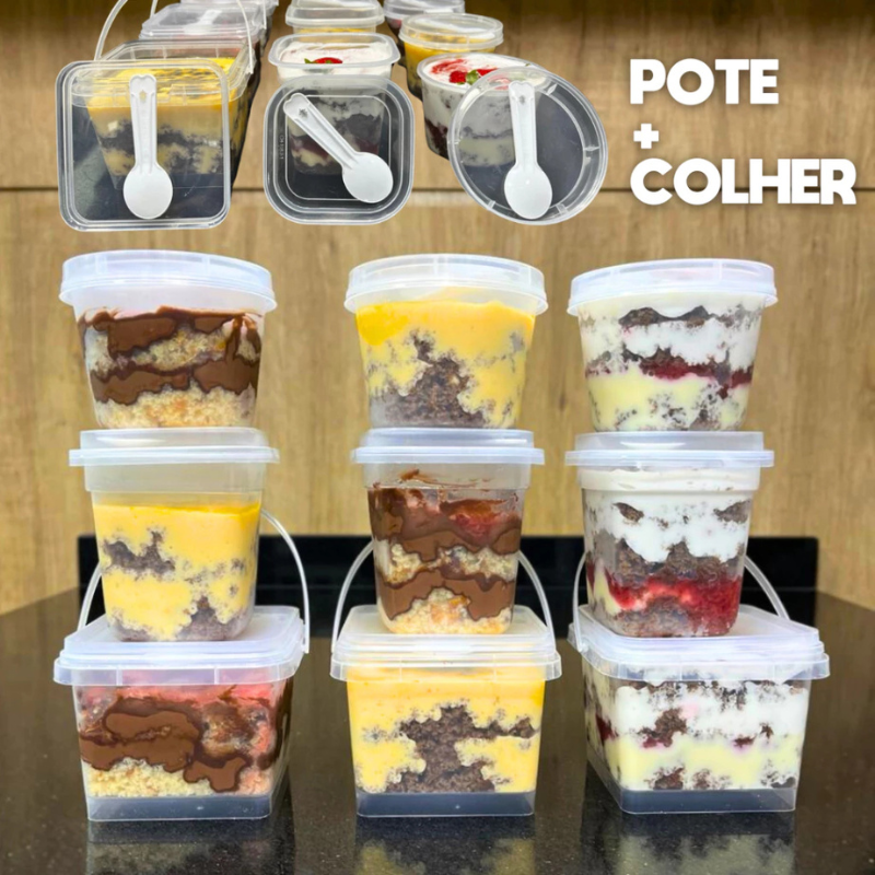 pote para bolo no pote